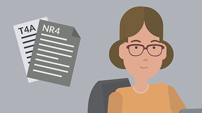 Review and download your T4A/NR4